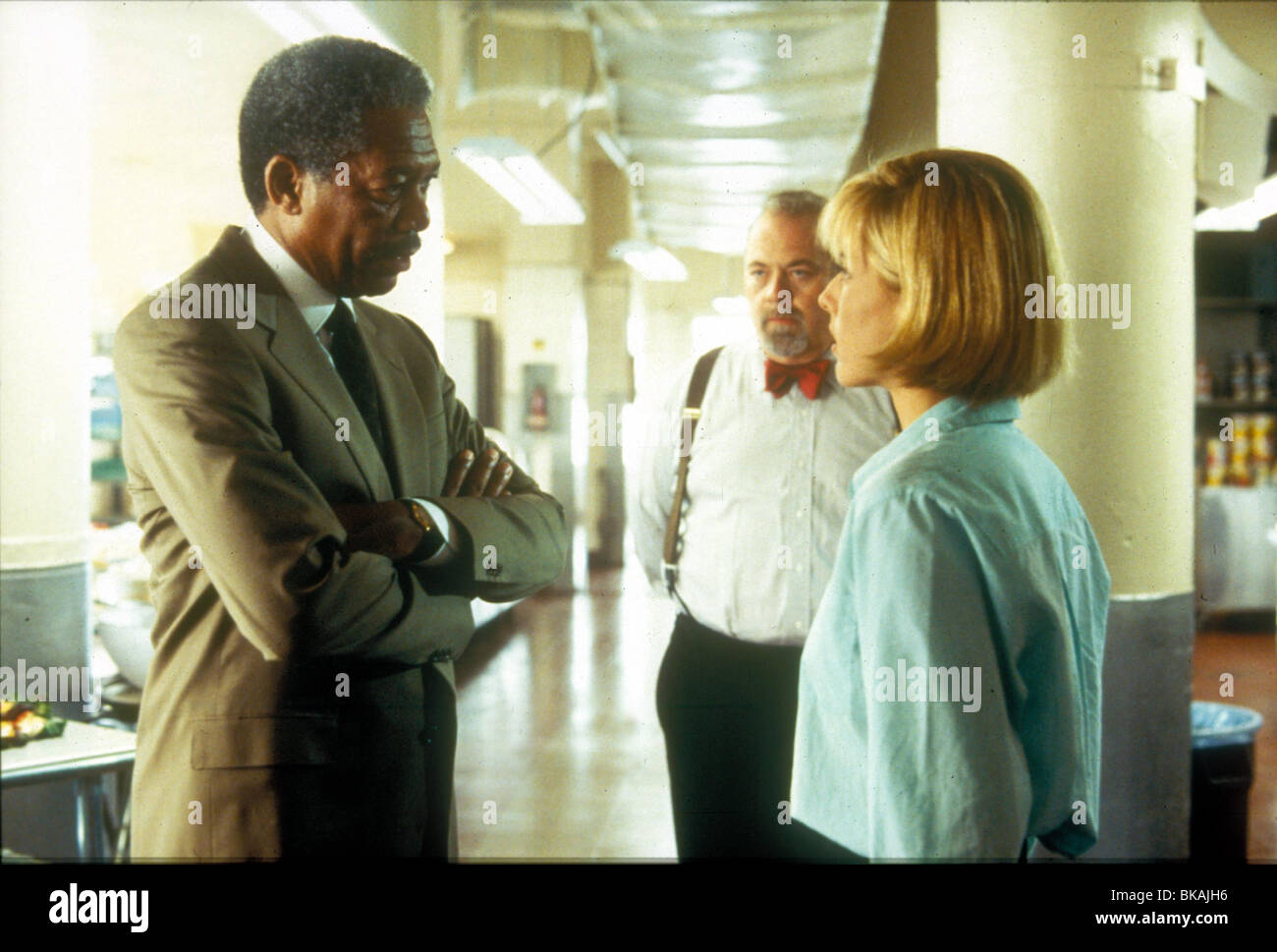 DEEP IMPACT (1998) MORGAN FREEMAN, TEA LEONI DPIM 029 Stock Photo