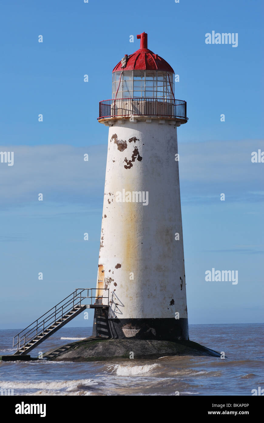 Point of Ayr Lighthouse Stock Photo