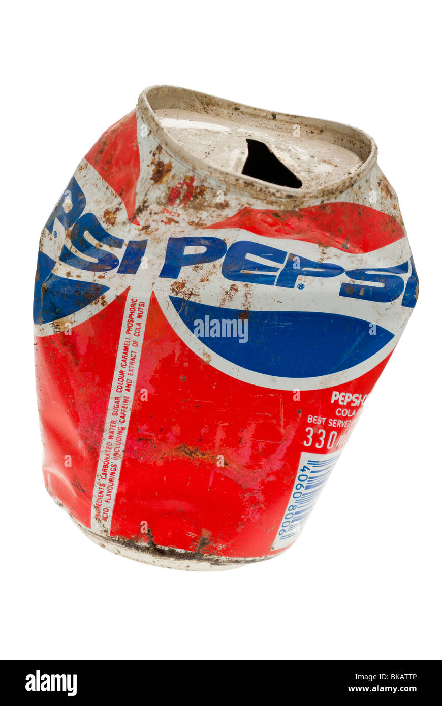 Old Can of Pepsi Cola Stock Photo