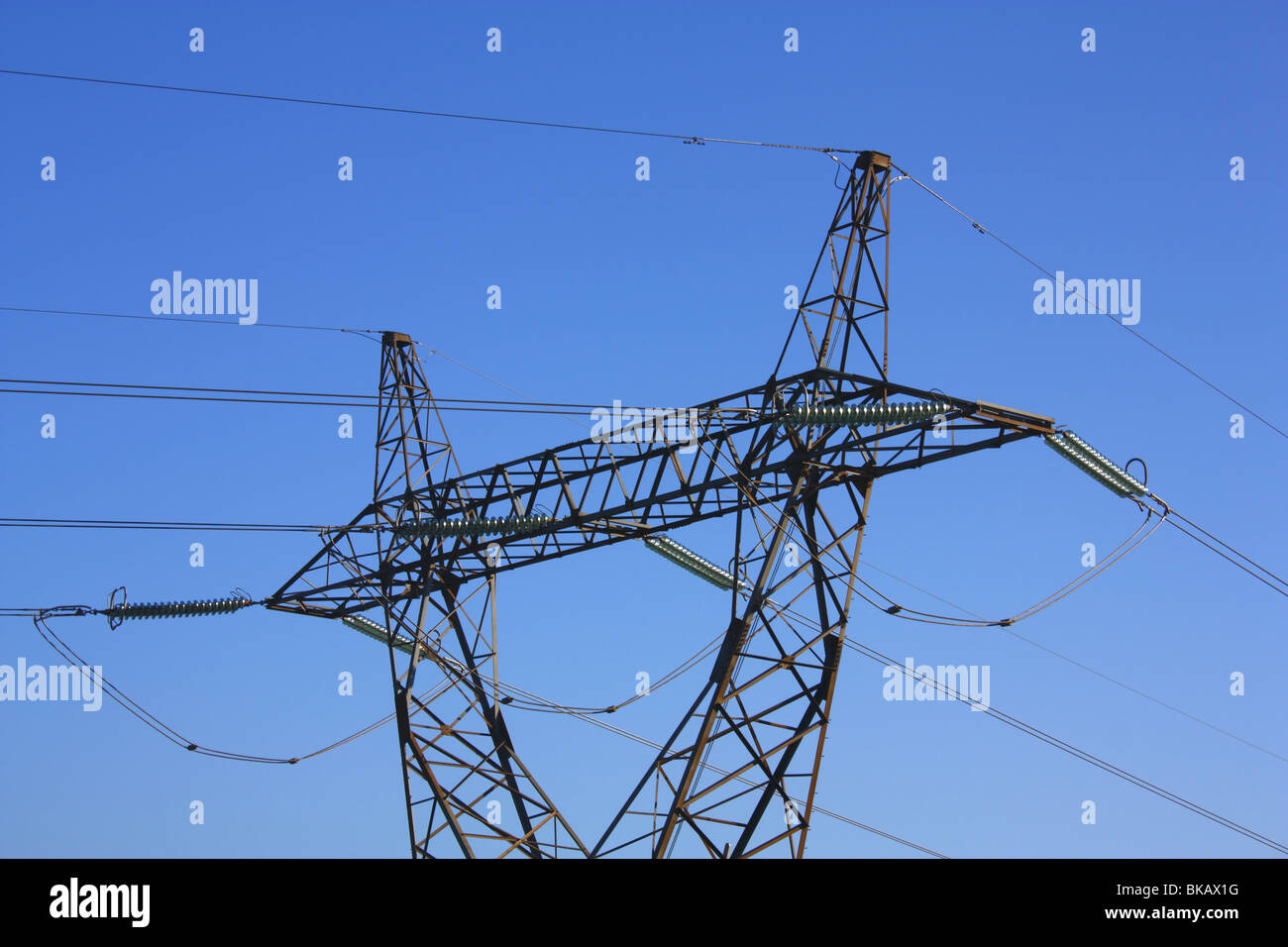 Power line detail hi-res stock photography and images - Alamy