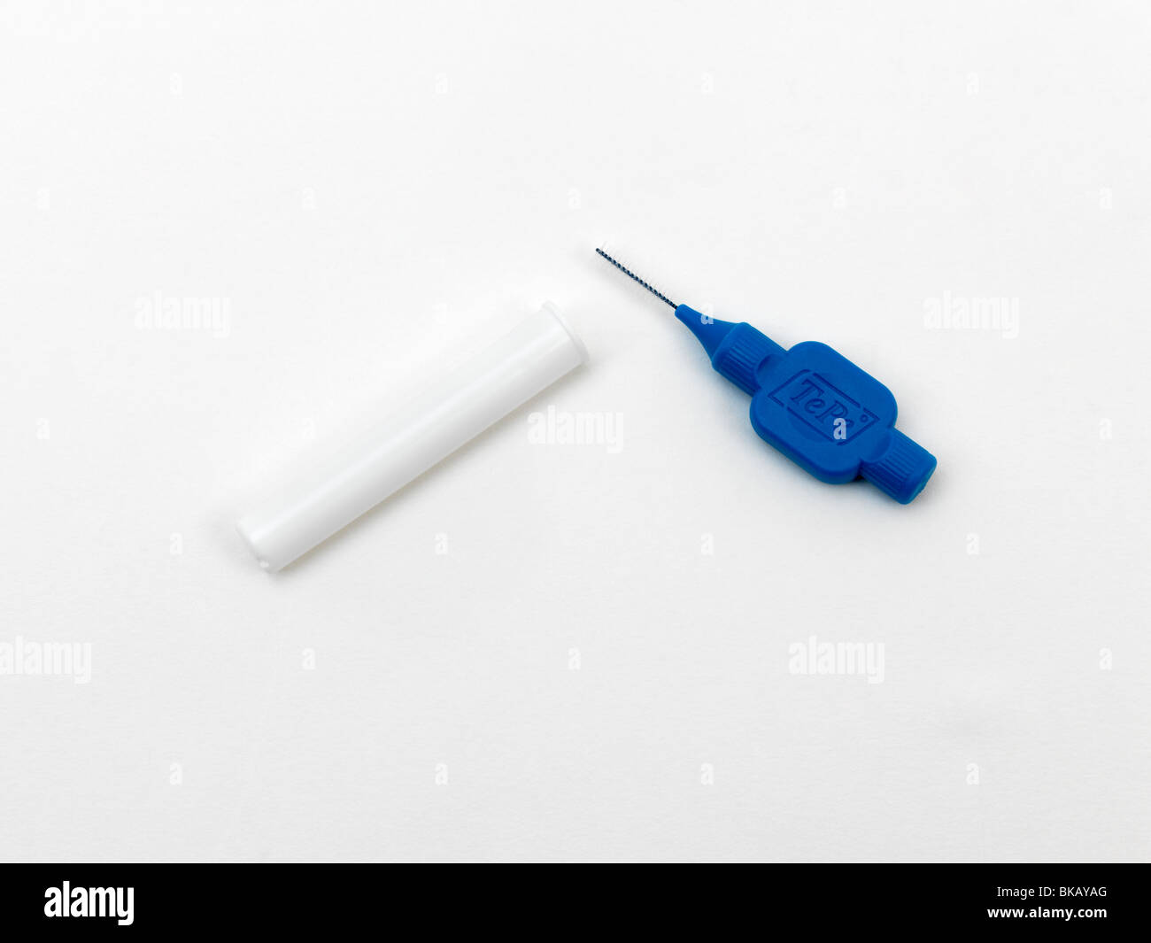 Interdental Brush Used To Clean Between The Teeth Stock Photo Alamy