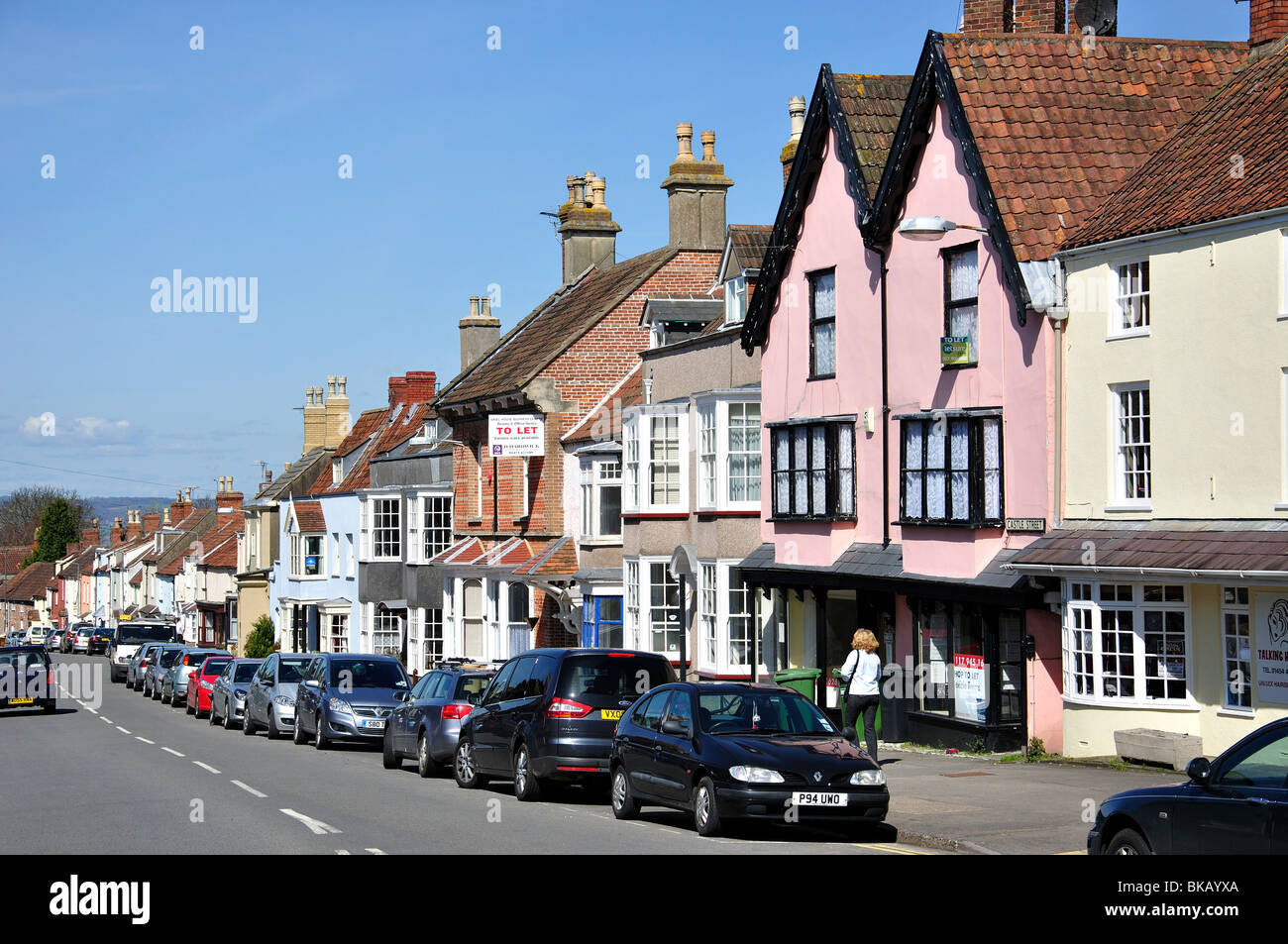 Castle Street, Thornbury, Gloucestershire, England, United Kingdom Stock Photo