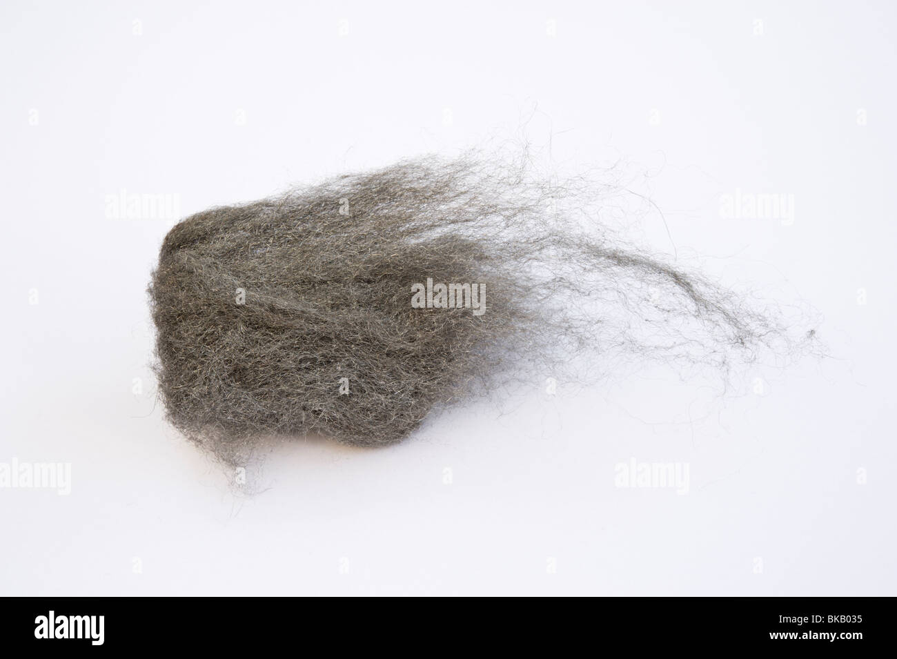 Piece of steel wool Stock Photo