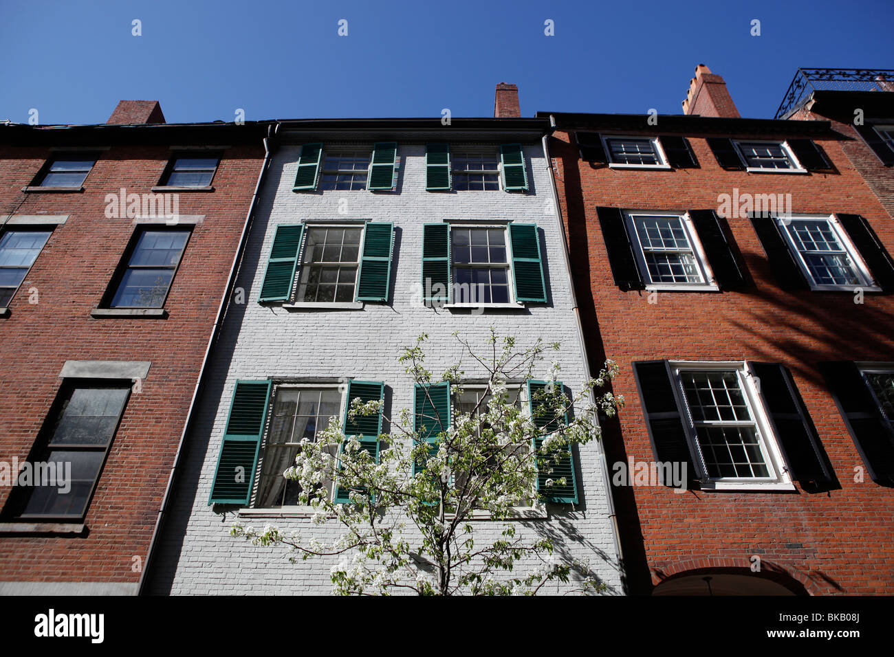 Pinckney Street, Beacon Hill, Boston, Massachusetts Stock Photo Alamy