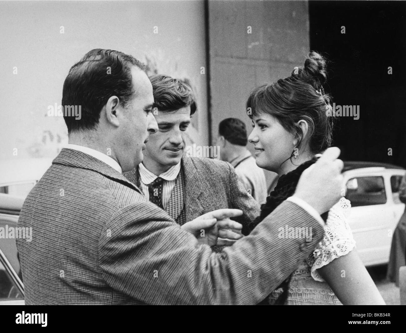 La viaccia Year : 1961 Director : Mauro Bolognini Mauro Bolognini, Jean-Paul Belmondo, Claudia Cardinale Shooting picture Stock Photo