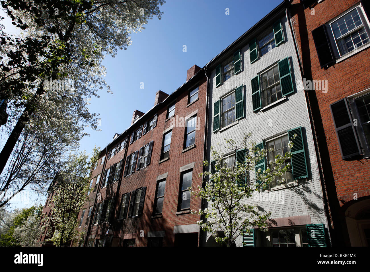 Pinckney Street, Beacon Hill, Boston, Massachusetts Stock Photo Alamy