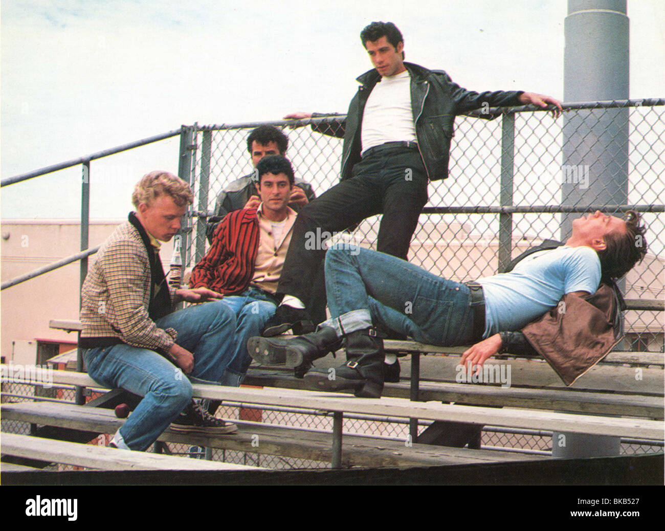 GREASE (1978) KELLY WARD, MICHAEL TUCCI, BARRY PEARL, JOHN TRAVOLTA