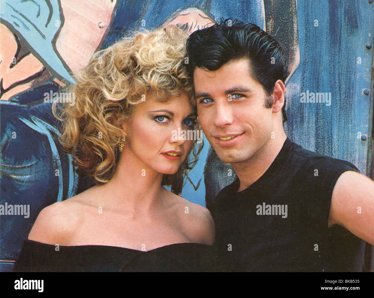 GREASE (1978) OLIVIA NEWTON-JOHN, JOHN TRAVOLTA GRS 008FOH Stock Photo