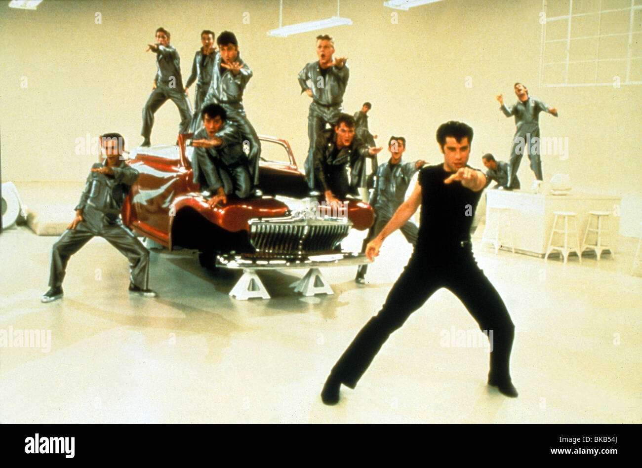 GREASE -1978 JOHN TRAVOLTA Stock Photo