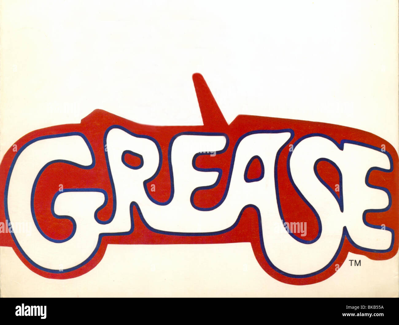 GREASE -1978 LOGO Stock Photo