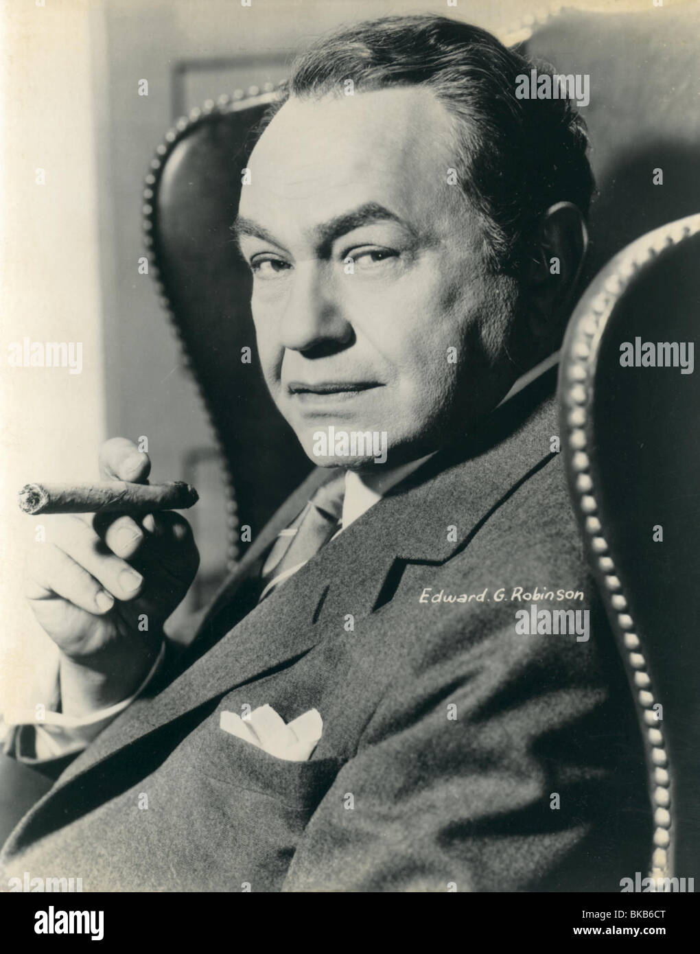 EDWARD G ROBINSON PORTRAIT Stock Photo Alamy