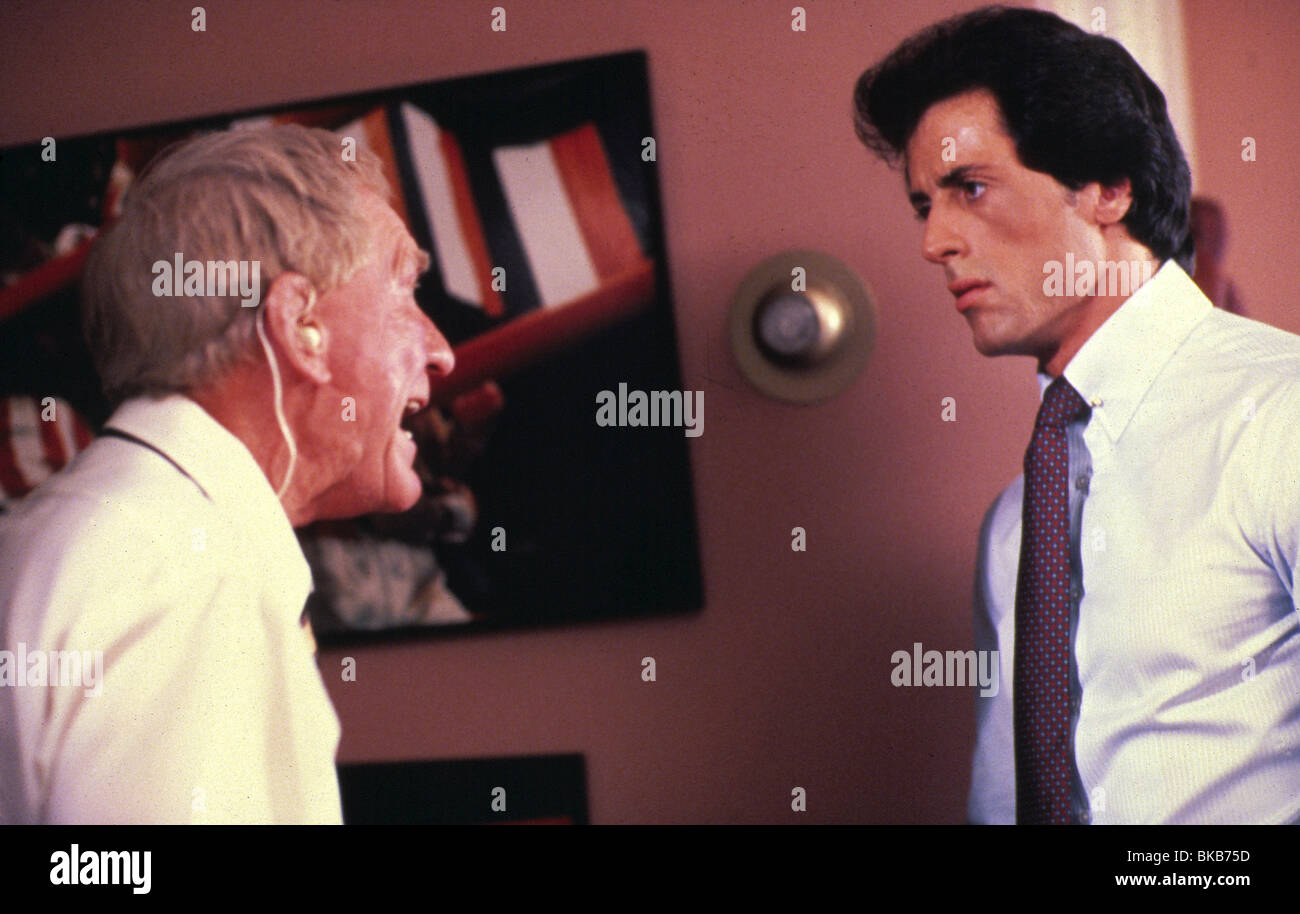 ROCKY III (1982) BURGESS MEREDITH, SYLVESTER STALLONE RK3 002 Stock Photo