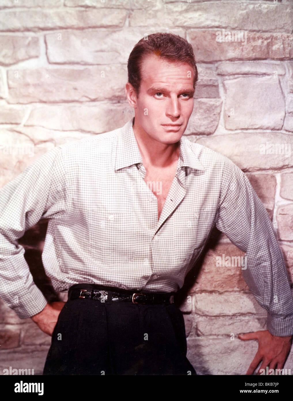 CHARLTON HESTON PORTRAIT Stock Photo - Alamy