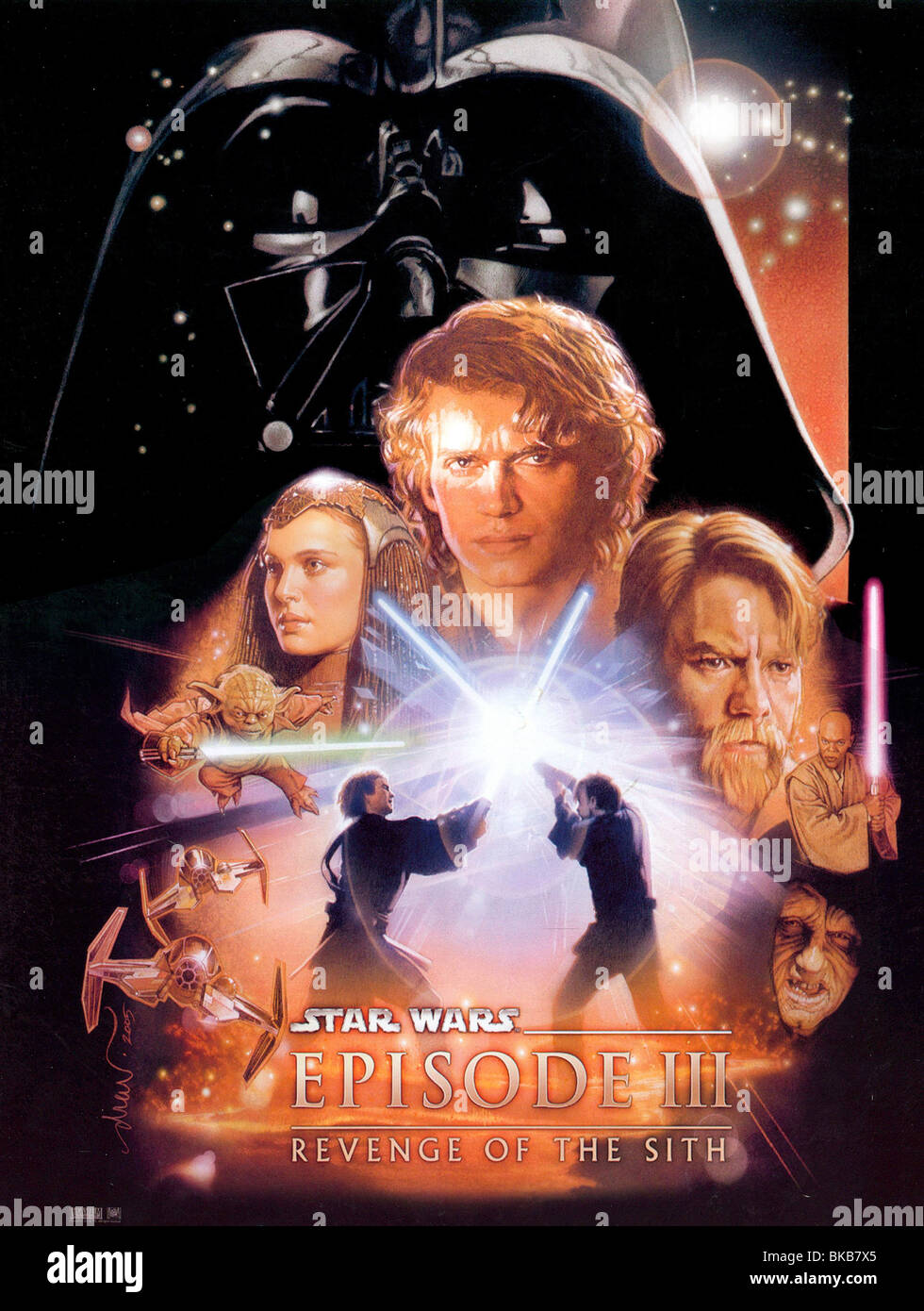 Star wars revenge of the sith poster hi-res stock photography and images -  Alamy