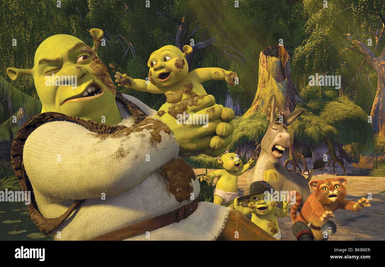 Shrek the Third  Year : 2007 - USA Director : Chris Miller, Raman Hui  Animation Stock Photo