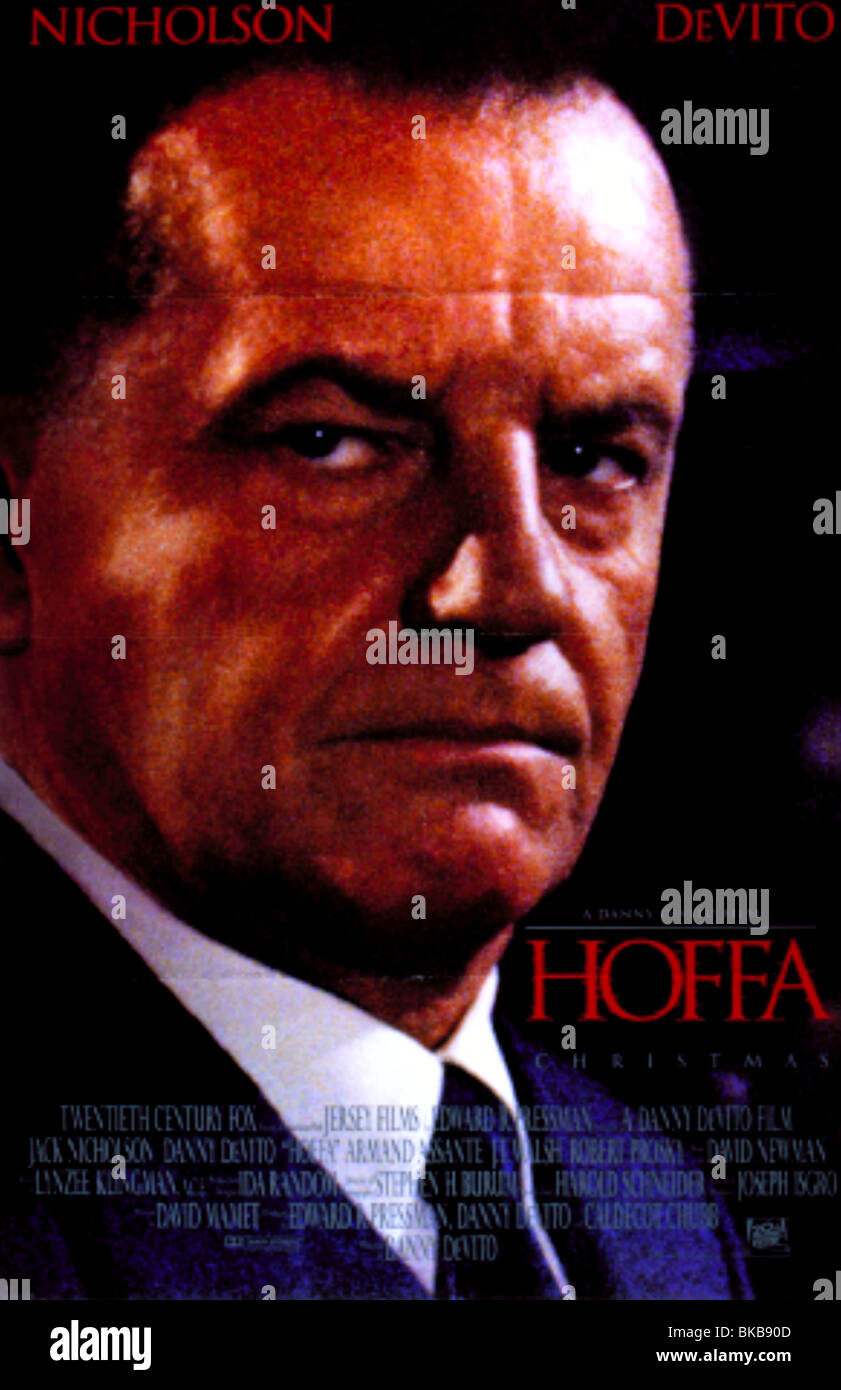HOFFA (1992) JACK NICHOLSON POSTER HFF 001OS Stock Photo - Alamy