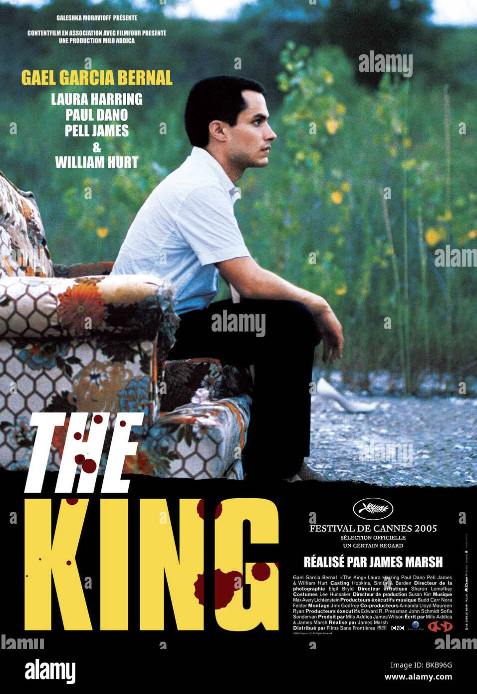 The King Year : 2005  Director : James Marsh Gael Garcia Bernal Movie poster (Fr) Stock Photo