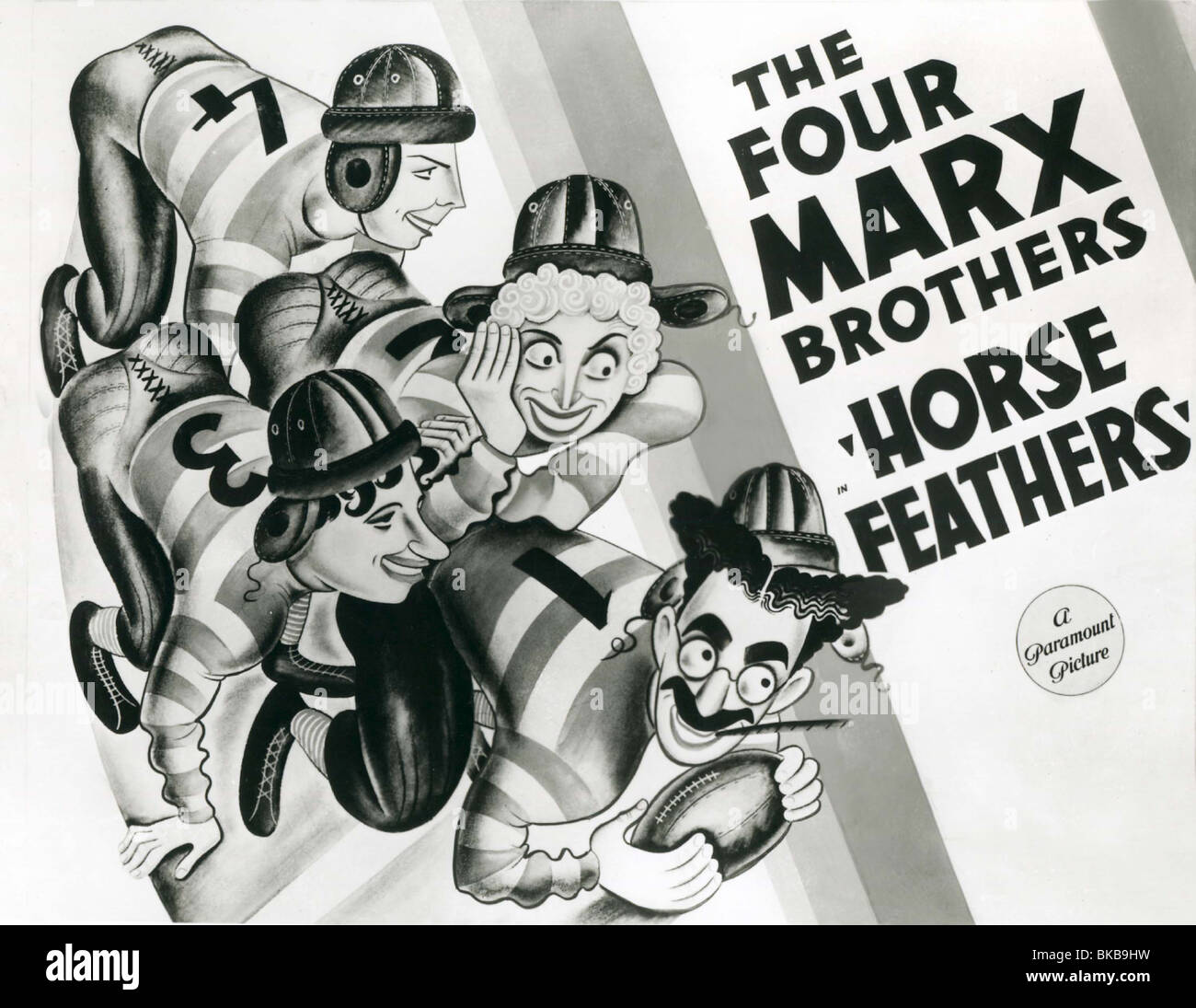 HORSE FEATHERS (1932) MARX BROTHERS POSTER HSFT 001P Stock Photo