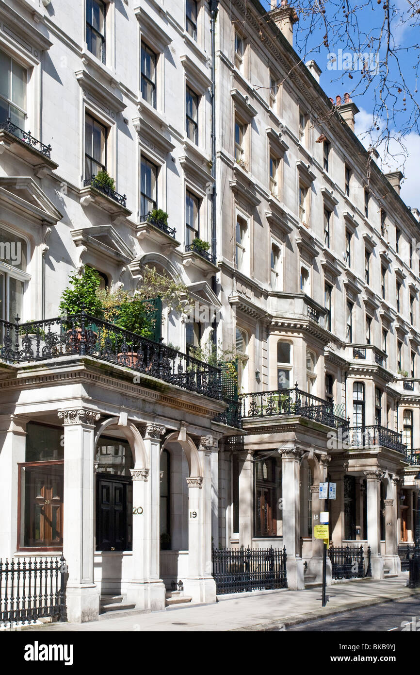 Ennismore Gardens, Knightsbridge, London, SW7, England, UK Stock Photo