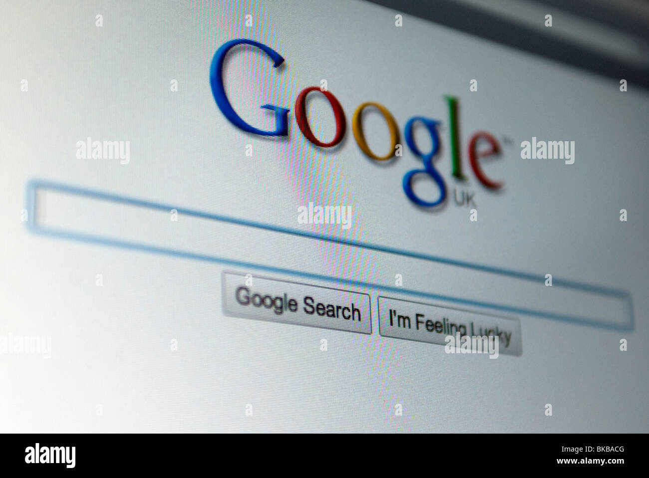 google homepage website Stock Photo - Alamy