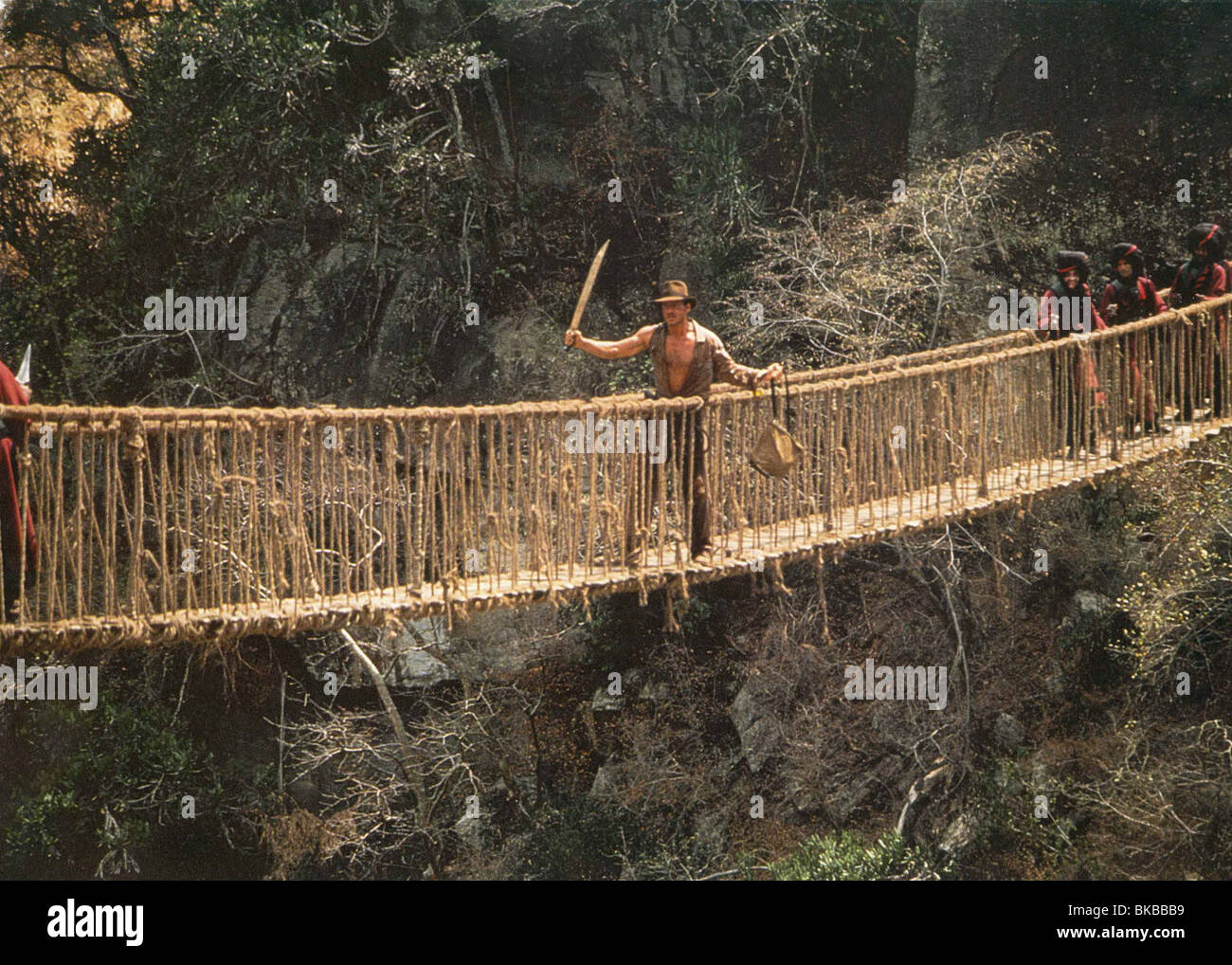 INDIANA JONES AND THE TEMPLE OF DOOM (1984) HARRISON FORD INT 003FOH Stock Photo