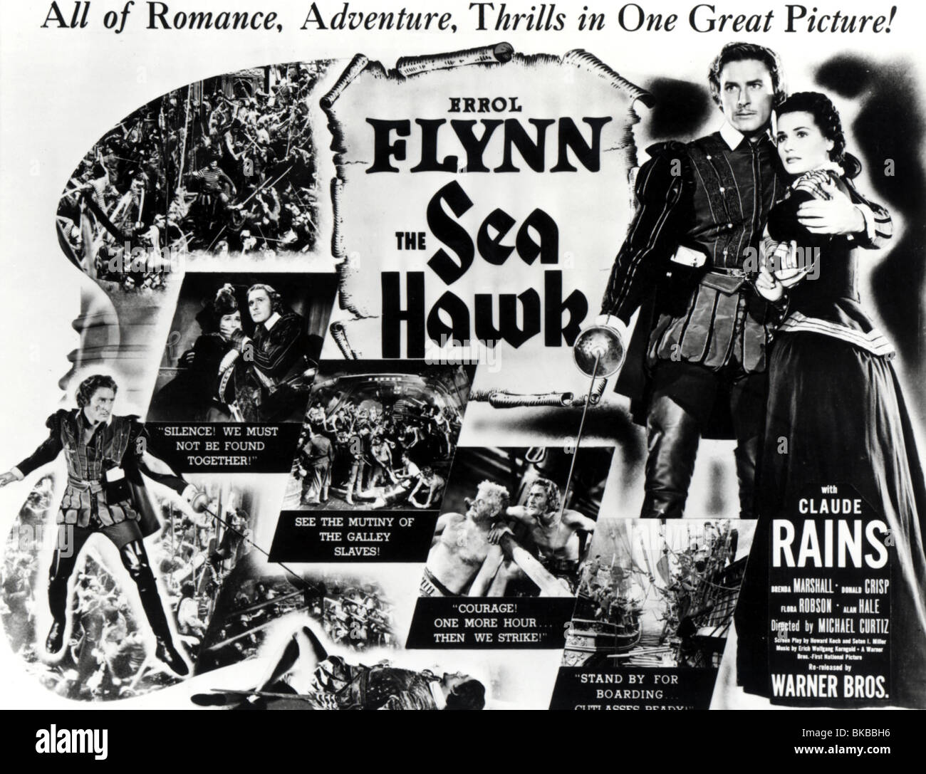 THE SEA HAWK (1940) ERROL FLYNN SHAW 003P Stock Photo