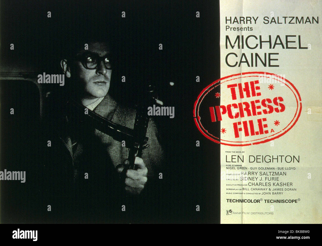 THE IPCRESS FILE (1965) MICHAEL CAINE POSTER IPF 008 H Stock Photo