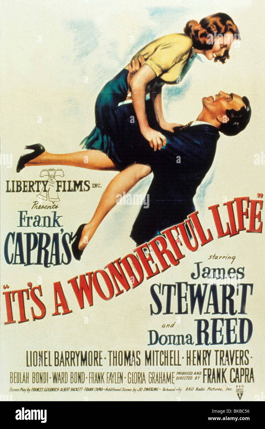 IT'S A WONDERFUL LIFE (1946) POSTER IWL 001 Stock Photo