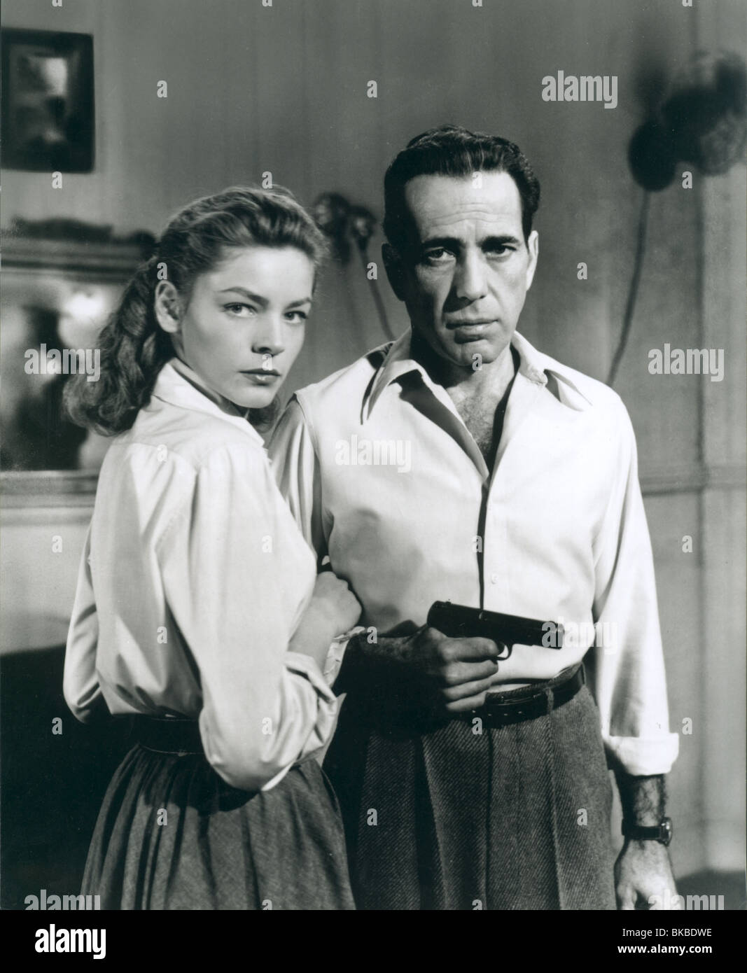 KEY LARGO (1948) LAUREN BACALL, HUMPHREY BOGART KYL 005P Stock Photo ...