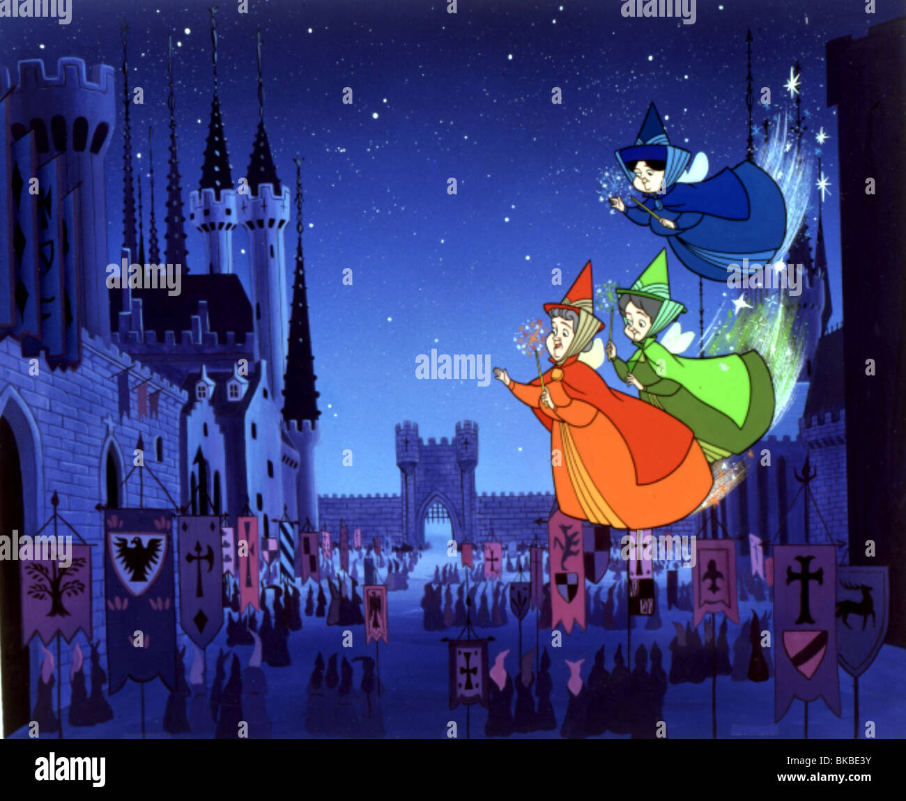 Sleeping beauty castle cartoon hi-res stock photography and images - Alamy