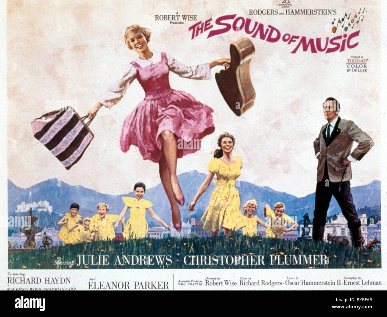 THE SOUND OF MUSIC(1965) POSTER Stock Photo