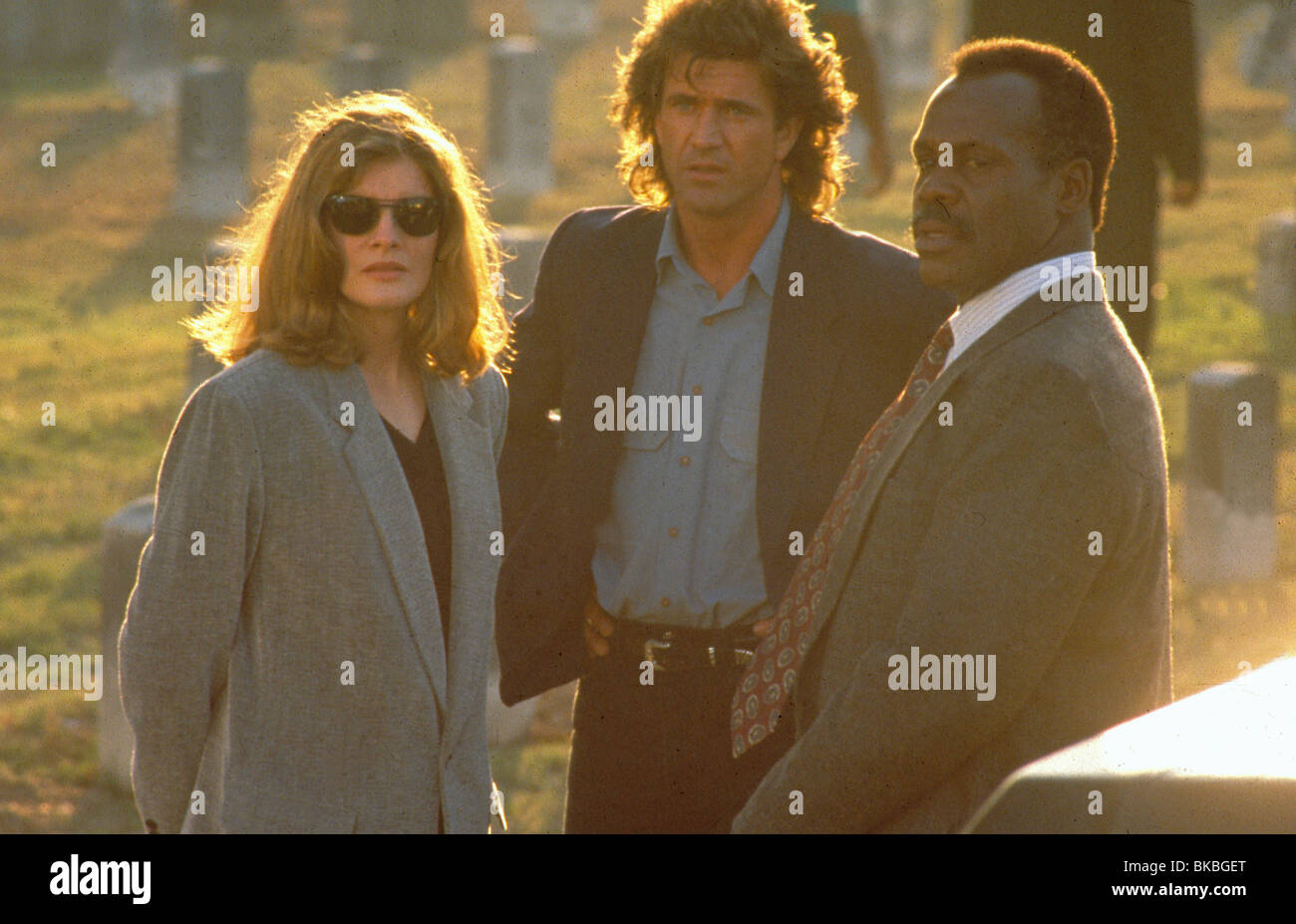 LETHAL WEAPON 3 (1992) RENE RUSSO, MEL GIBSON, DANNY GLOVER LW3 024 Stock Photo