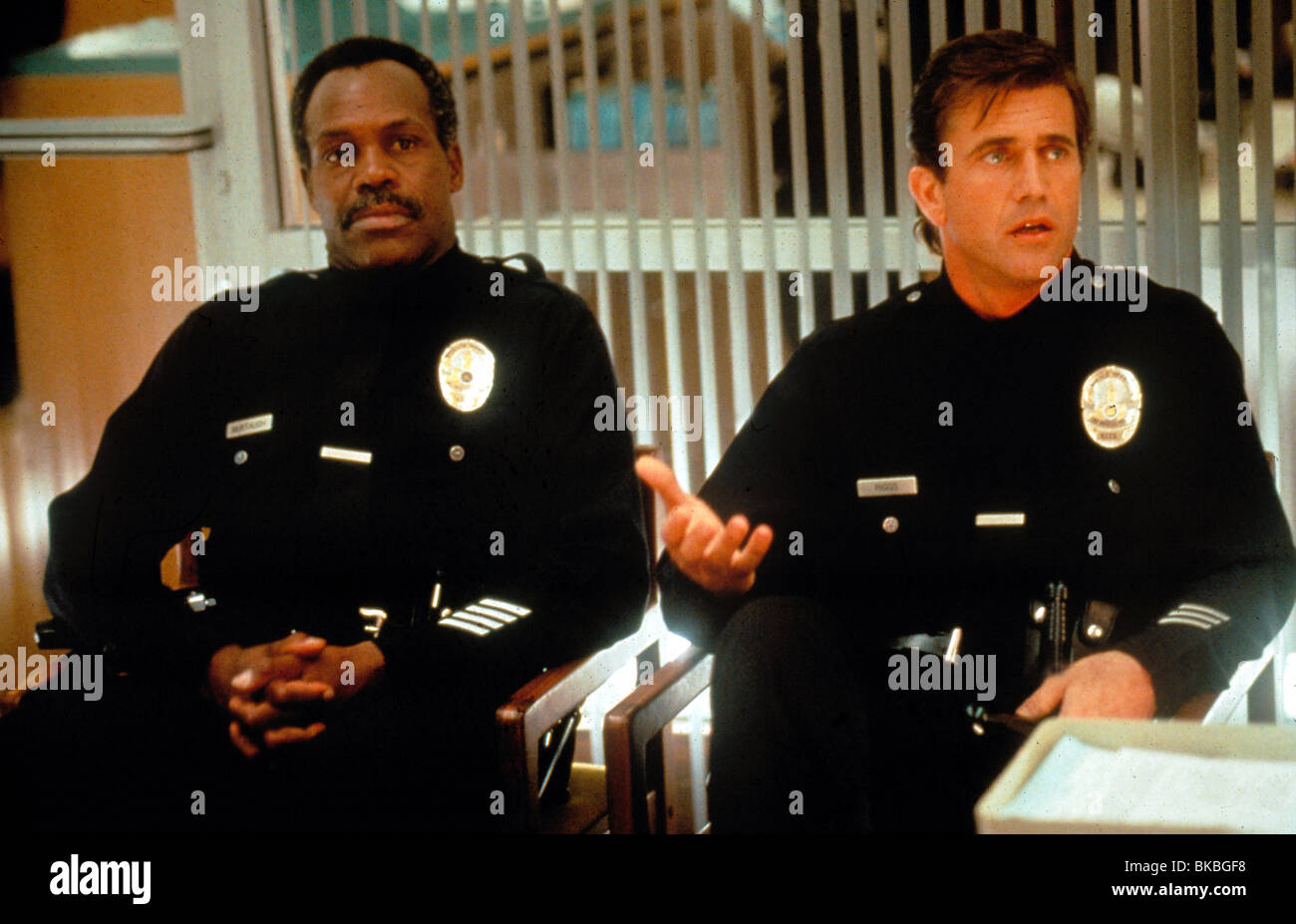 LETHAL WEAPON 3 (1992) DANNY GLOVER, MEL GIBSON LW3 028 L Stock Photo