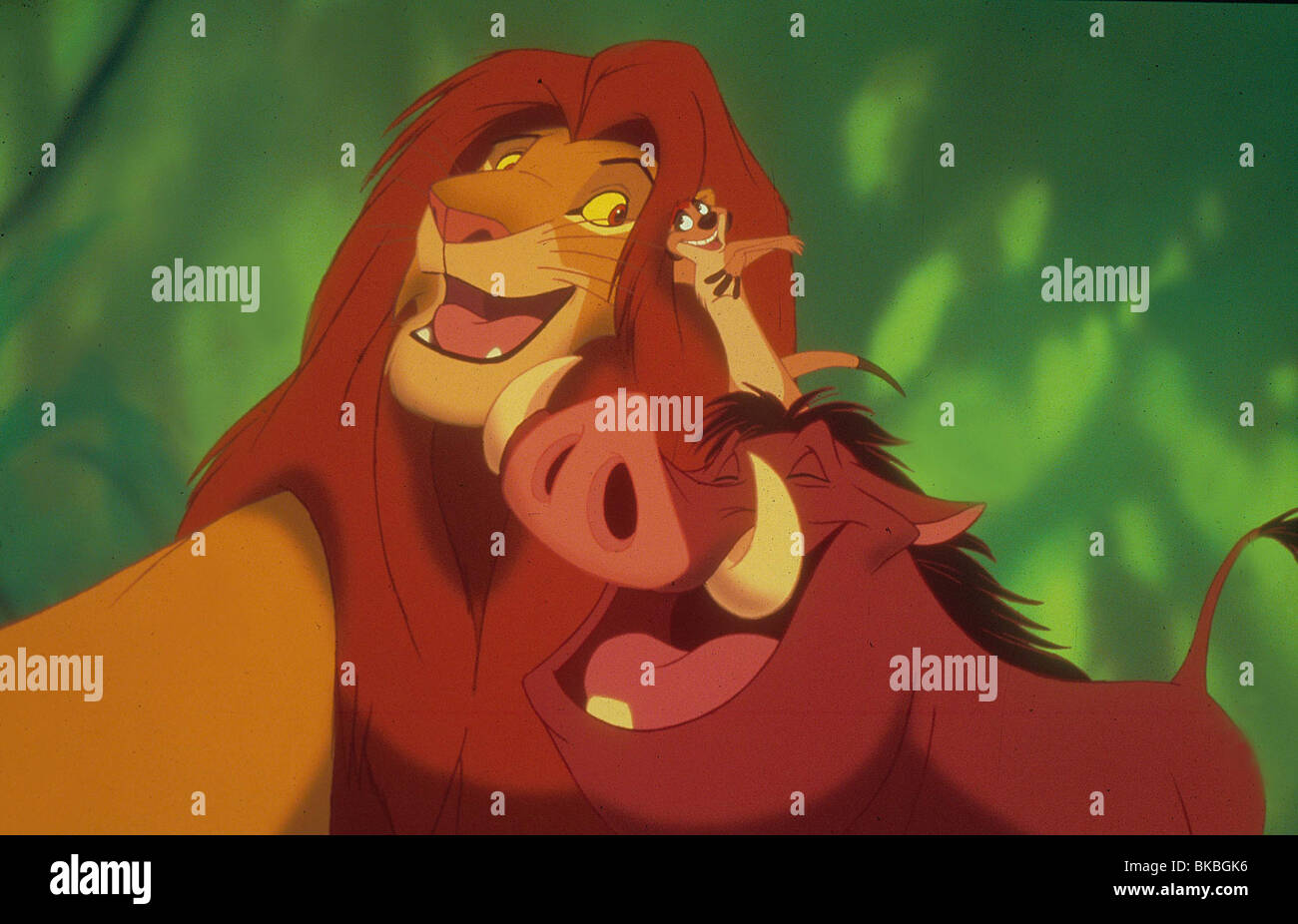 THE LION KING (1994) ANIMATED CREDIT DISNEY LINK 088 Stock Photo