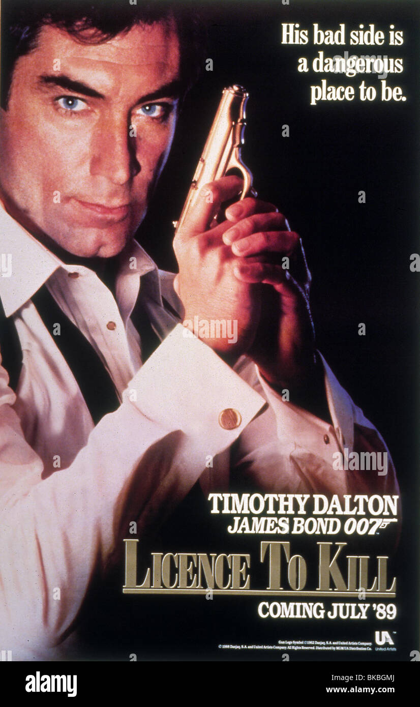 LICENCE TO KILL (1989) POSTER CREDIT EON LTK 051 Stock Photo