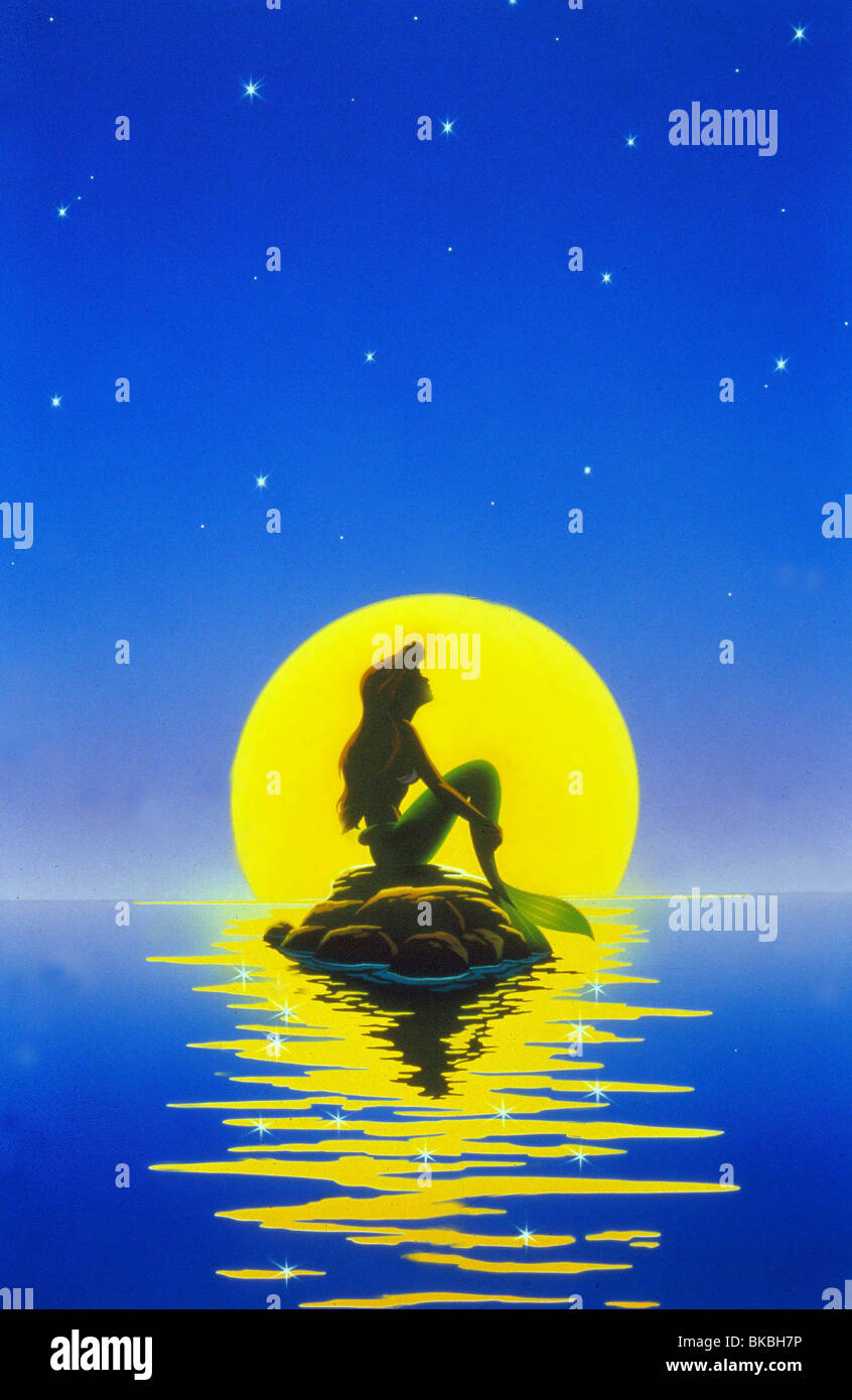 THE LITTLE MERMAID (ANI - 1989) ANIMATED CREDIT DISNEY LMRD 028 Stock Photo