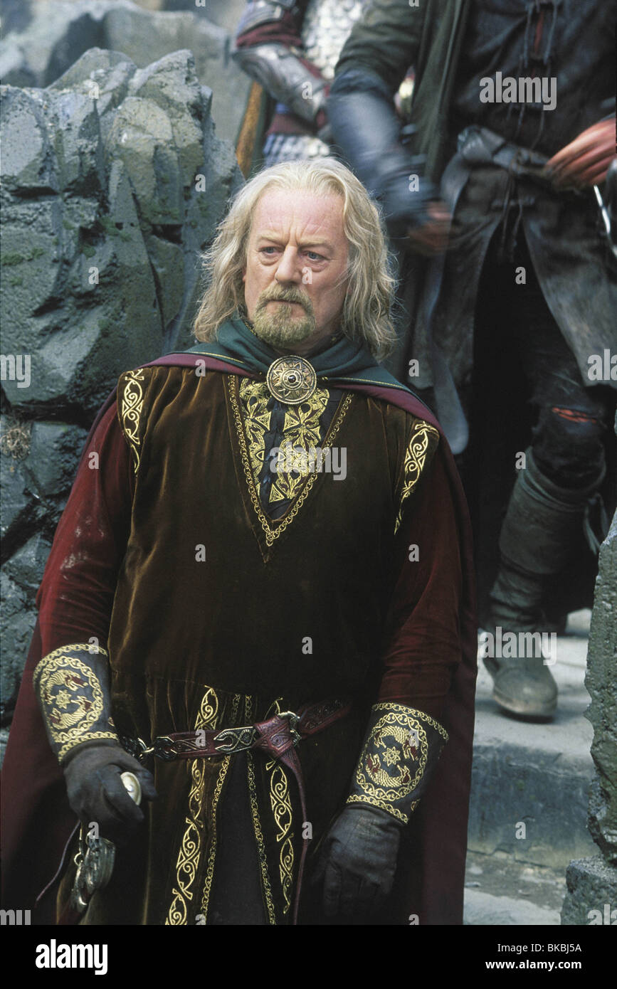 THE LORD OF THE RINGS: THE TWO TOWERS (2002) BERNARD HILL, THEODEN TWRS 001  15 Stock Photo - Alamy