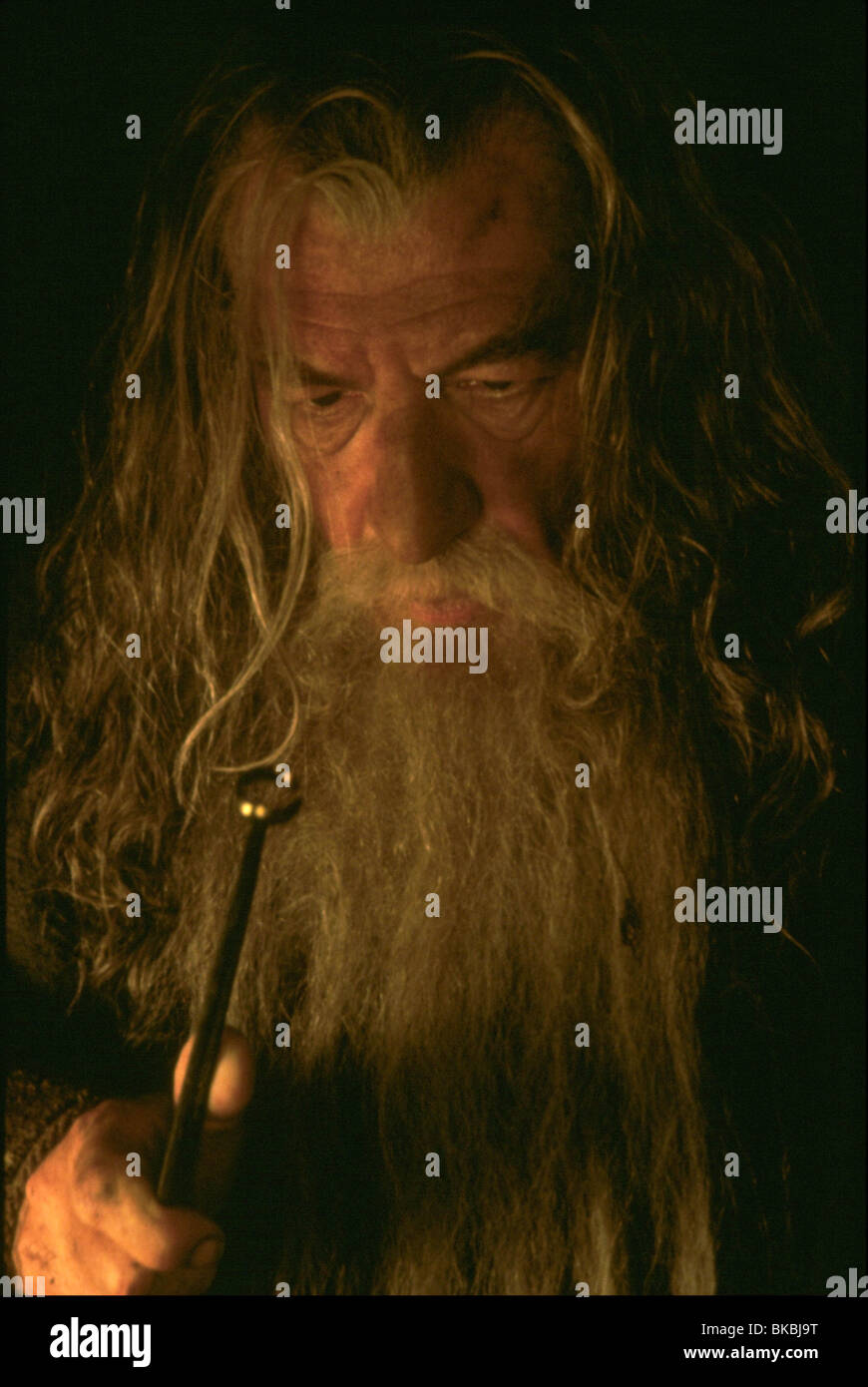 THE LORD OF THE RINGS: THE FELLOWSHIP OF THE RING (2001) IAN MCKELLEN, GANDALF FOTR 001-01 Stock Photo