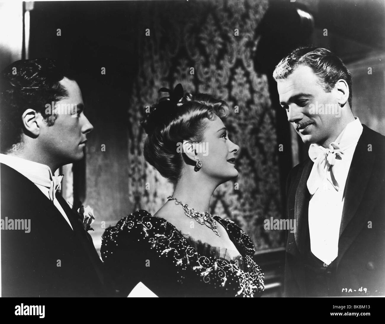 THE MAGNIFICENT AMBERSONS TIM HOLT, DOLORES COSTELLO, JOSEPH COTTEN MGAS 004P L Stock Photo