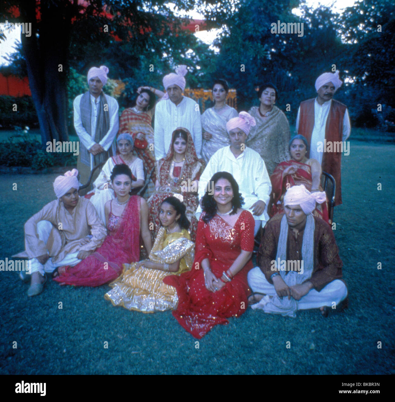 MONSOON WEDDING RANDEEP HOODA, KULBHUSHAN KHARBANDA, SHEFALI SHETTY, IRA PANDEY, KAMINI KHANNA, KEMAYA KIDWAI, LILLETE DUBEY, Stock Photo