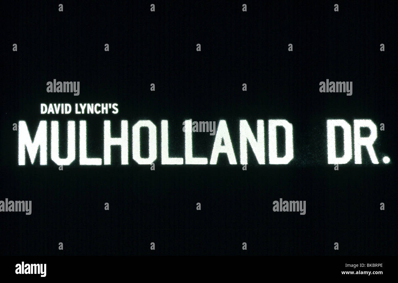 MULHOLLAND DR (2001) MULHOLLAND DRIVE (ALT) POSTER MHDR 001 Stock 