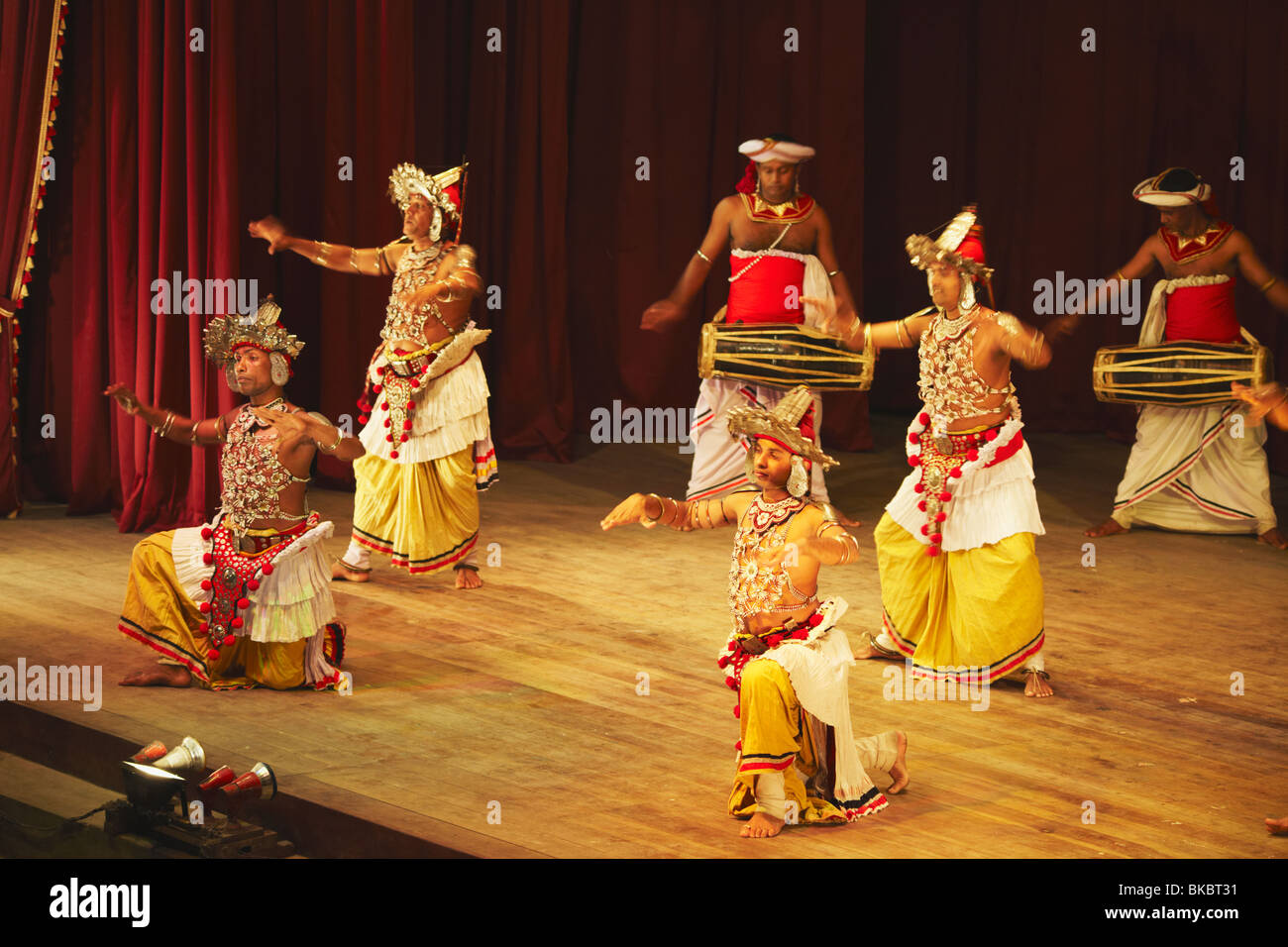 Kandyan dance at Kandyan Art Association and Cultural Centre, Kandy, Sri Lanka Stock Photo