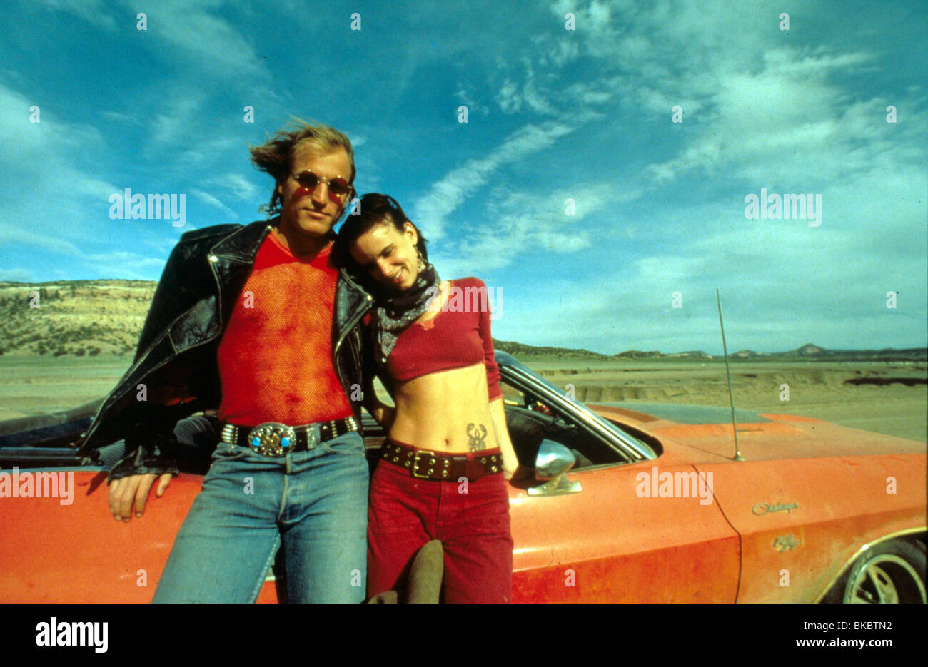 NATURAL BORN KILLERS WOODY HARRELSON,JULIETTE LEWIS NBKS 054 Stock Photo