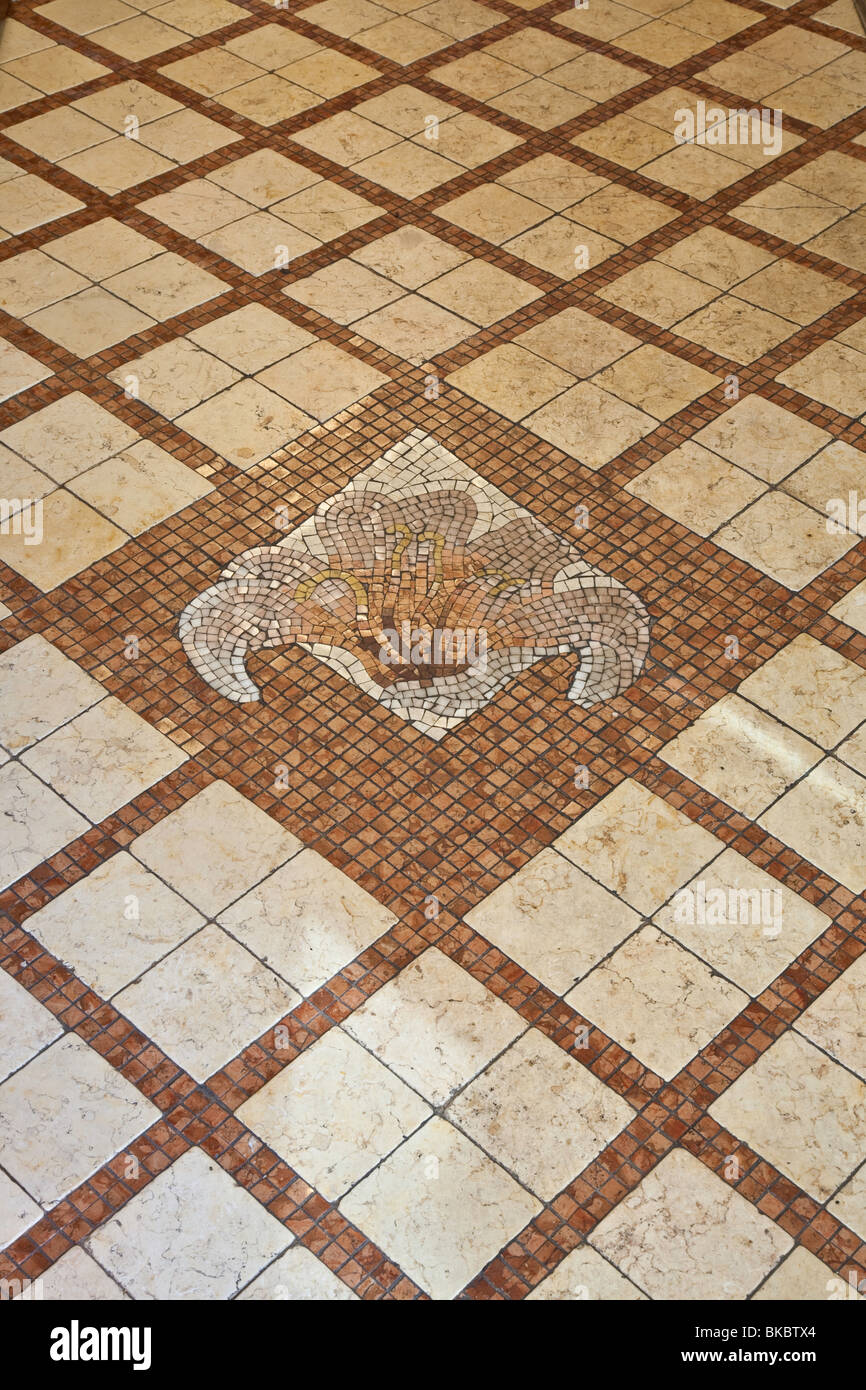 Decorative Floor Tile Stock Photo Alamy