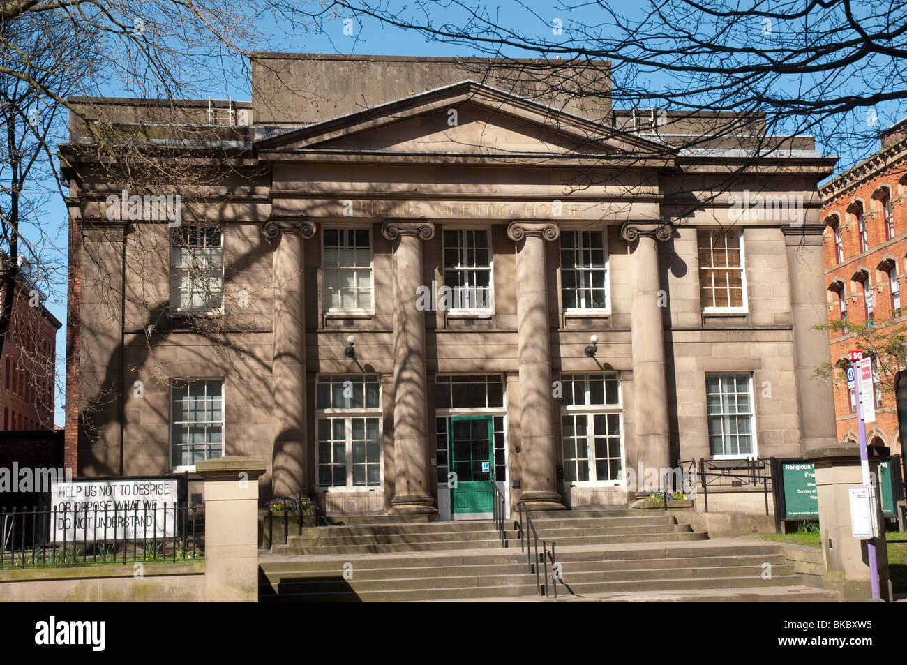 Friends Meeting House, Mount Street, Manchester,England Stock Photo Alamy