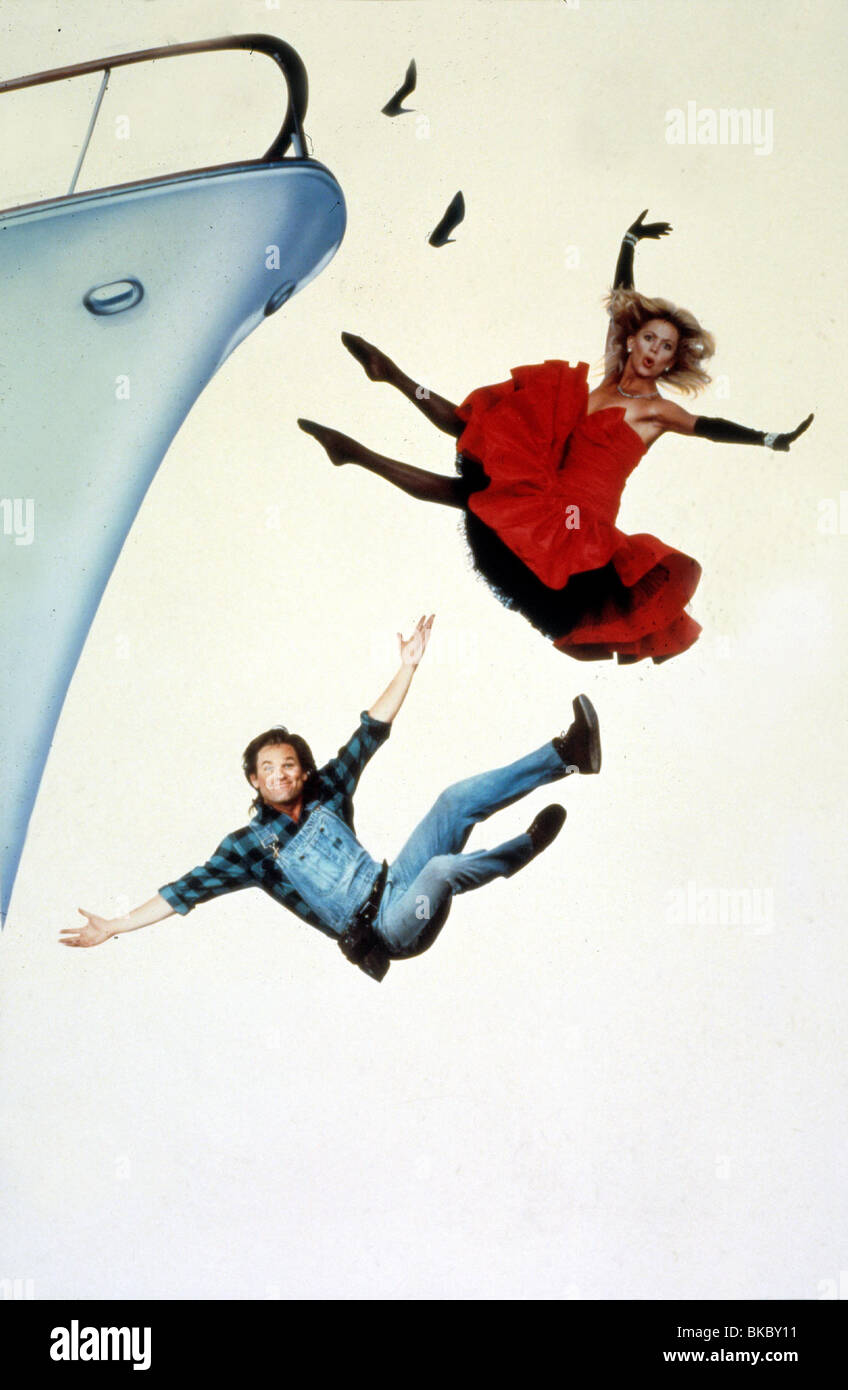 OVERBOARD (1987) GOLDIE HAWN, KURT RUSSELL OVB 030 Stock Photo