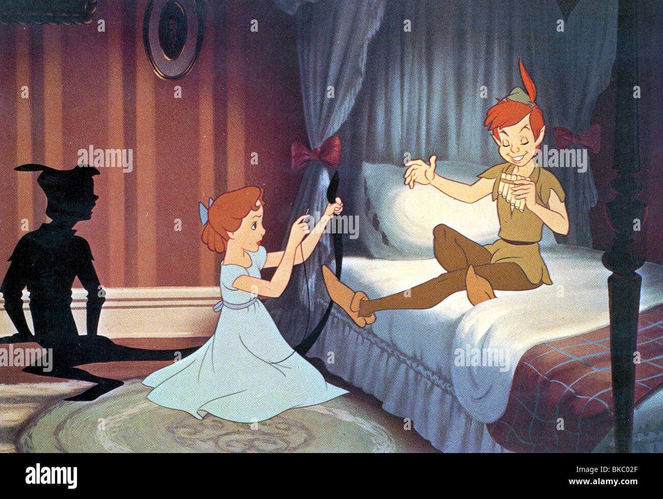 PETER PAN ANI 1953 ANIMATED CREDIT DISNEY PTP 004FOH Stock Photo 
