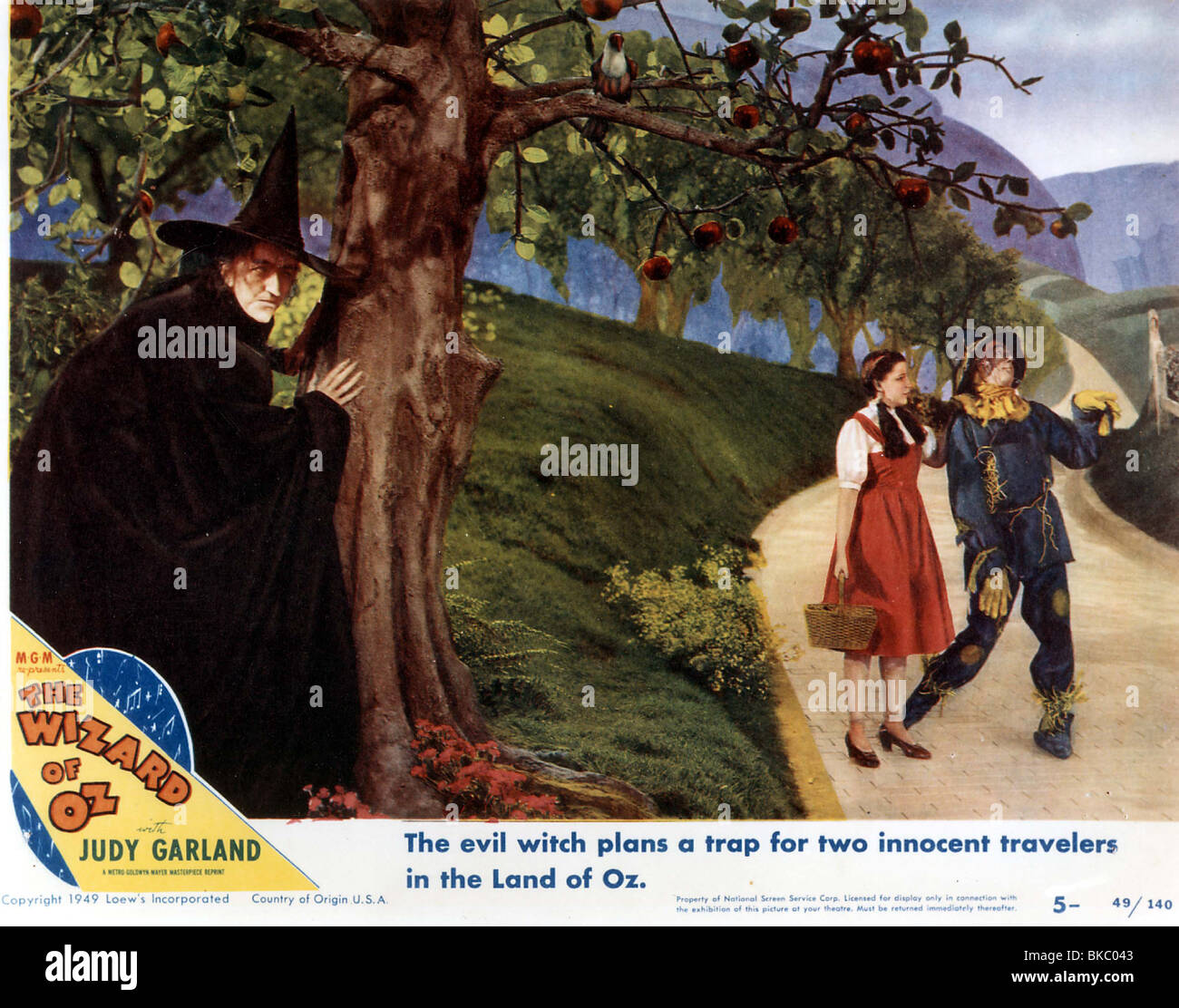 THE WIZARD OF OZ POSTER WOZ 012CP Stock Photo