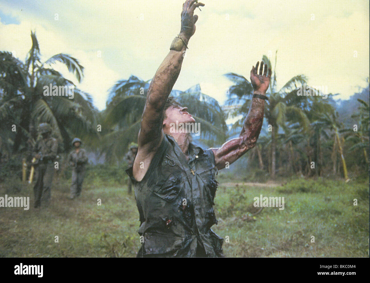 Platoon - Lobby card with Tony Todd