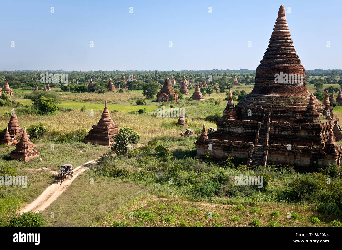 Buledi group temples. Bagan. Myanmar Stock Photo